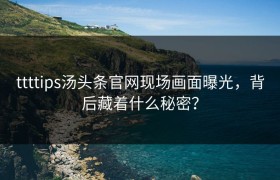 ttttips汤头条官网现场画面曝光，背后藏着什么秘密？